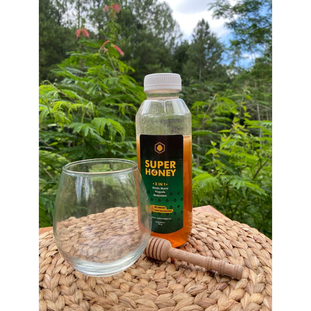 

Madu Super Honey 3in1 700 gram ASLI bergaransi Madu propolis Madu magh Madu lansia Madu Murni