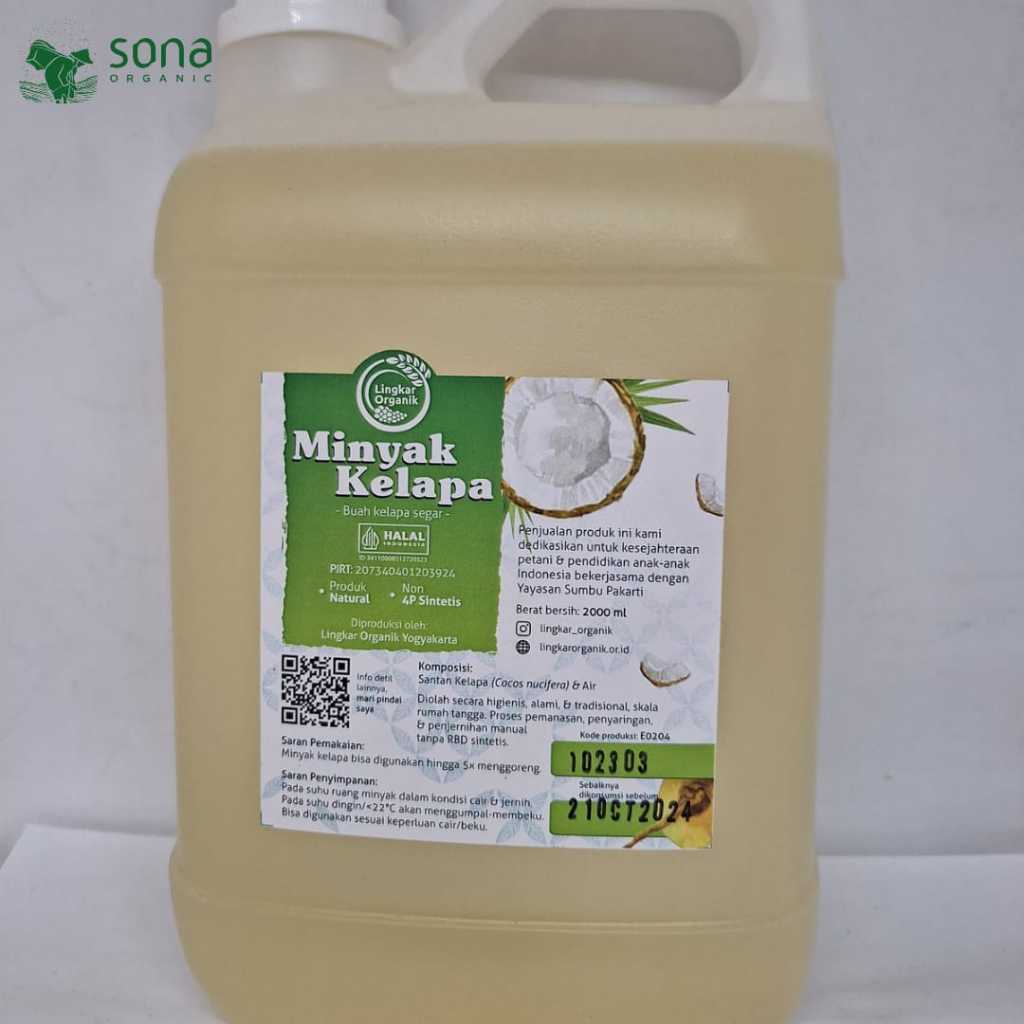 

minyak kelapa 2L - lingkar organik