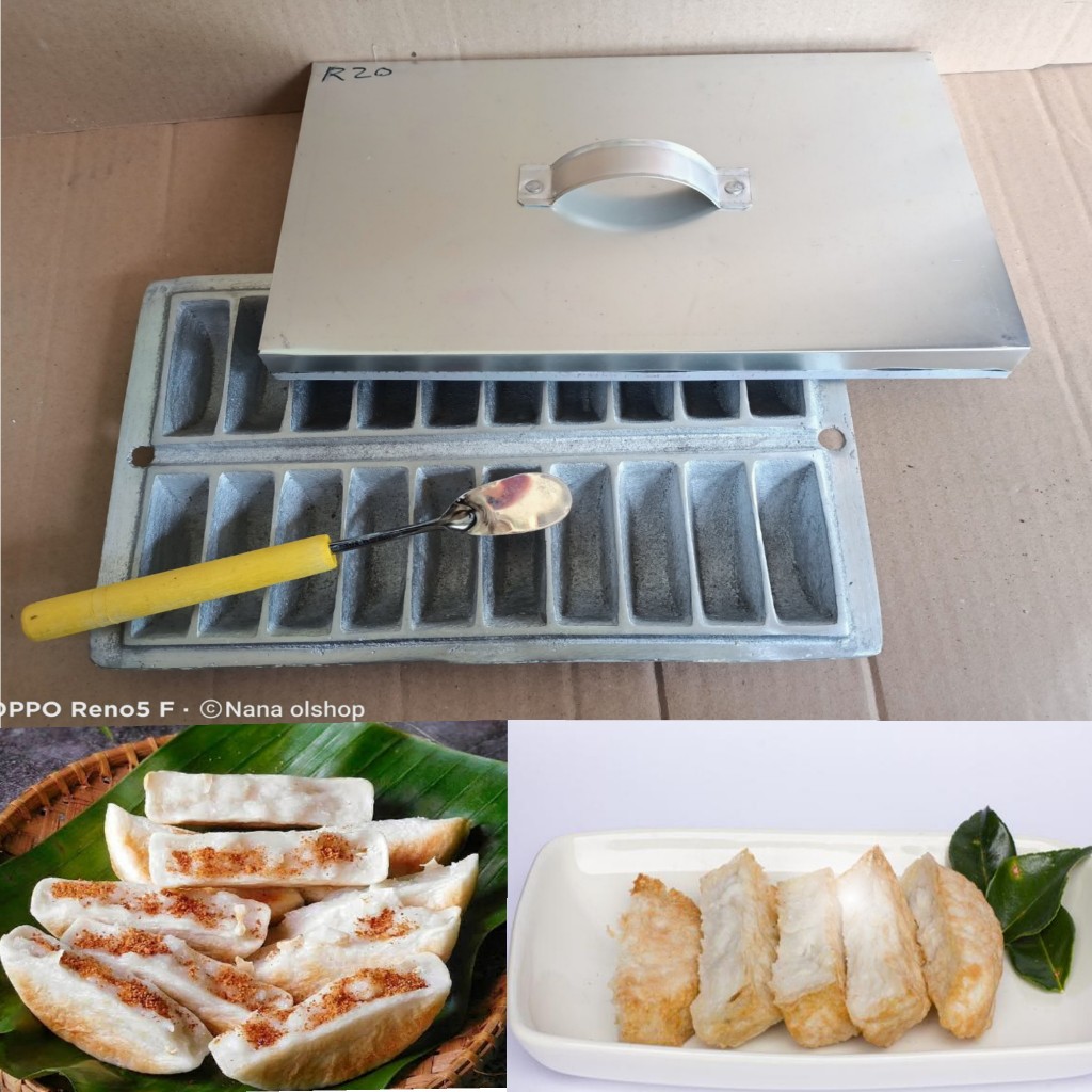 Cetakan Kue Pukis K isi 20 + Sutil Mini plus tutup