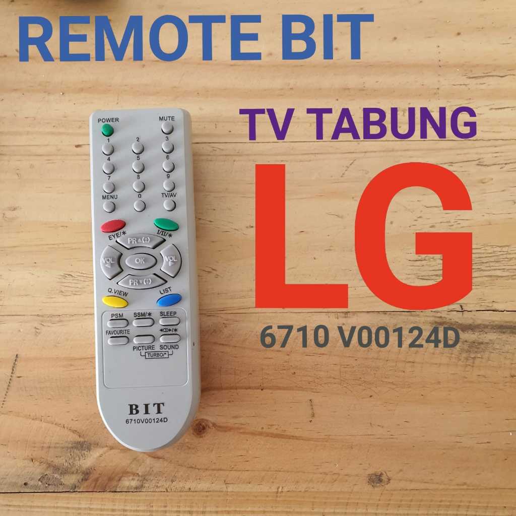 Remot TV Tabung LG BIT 124D Remot TV Jadul LG