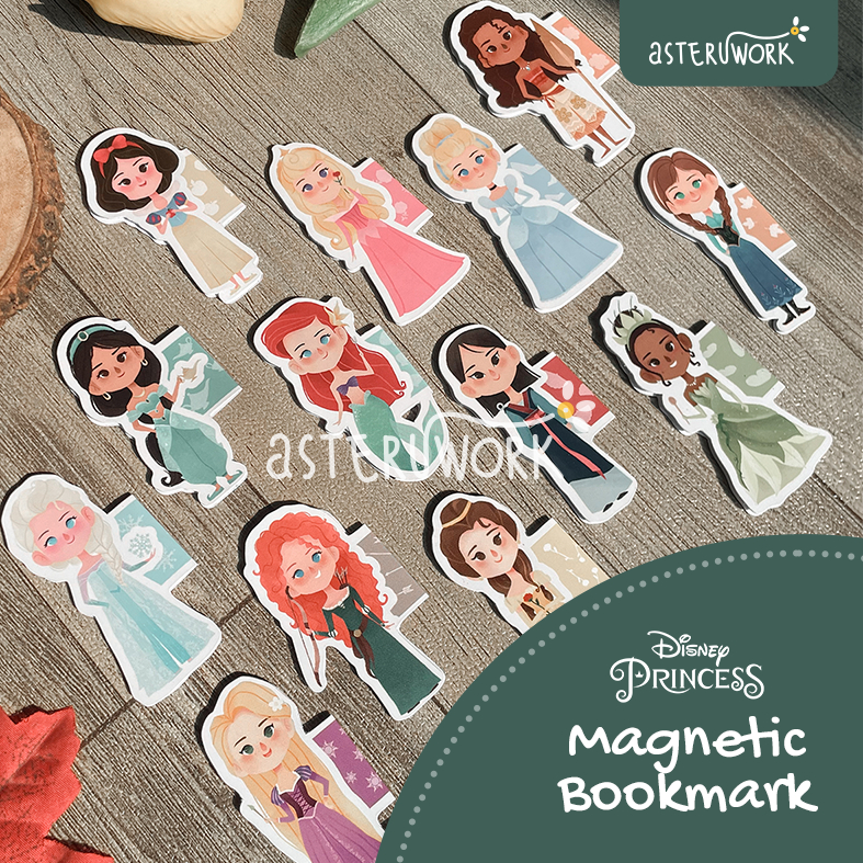 

❁❁ Disney Princess Magnetic Bookmark [READY STOCK]
