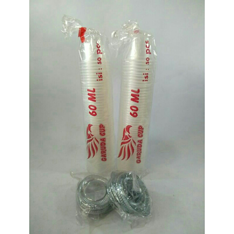 Cup Jelly 60 ml / Cup Jelly Agar-agar / Cup Jelly Puding / Cup Plastik Jelly / Gelas Ice Cream Mini 