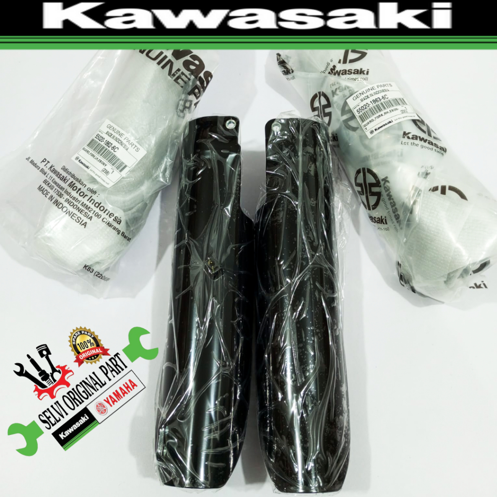 COVER USD COVER SHOCK DEPAN KLX BF KAWASAKI ORIGINAL
