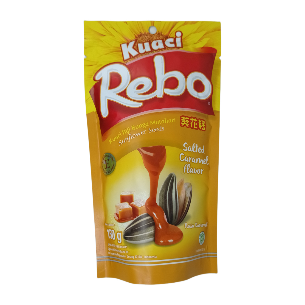 

Rebo Kuaci Salted Caramel Flavor netto 150 gr