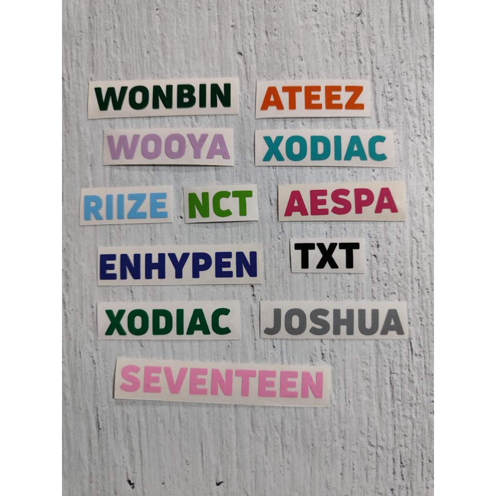 

[PO] CUSTOM - Sticker Nama (1)