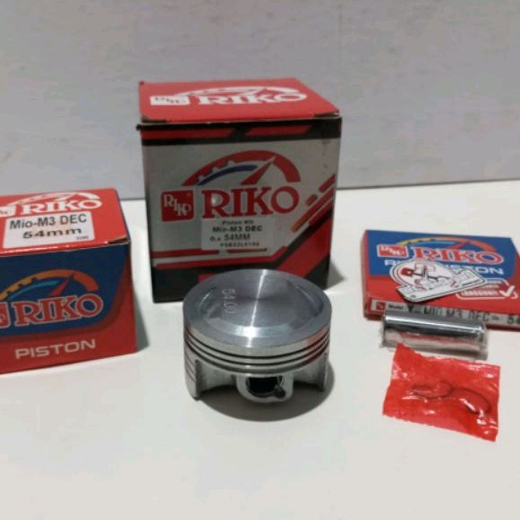 PISTON KIT SEHER RING SET BORE UP 54 Mm pen 13 MM YAMAHA MIO J/GT SOUL GT M3 MIO Z MIO 125 X RIDE FI