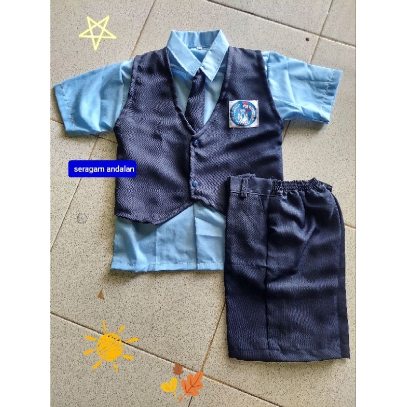 [READY] SERAGAM TK BIRU DONGKER (NAVY) PA/PI