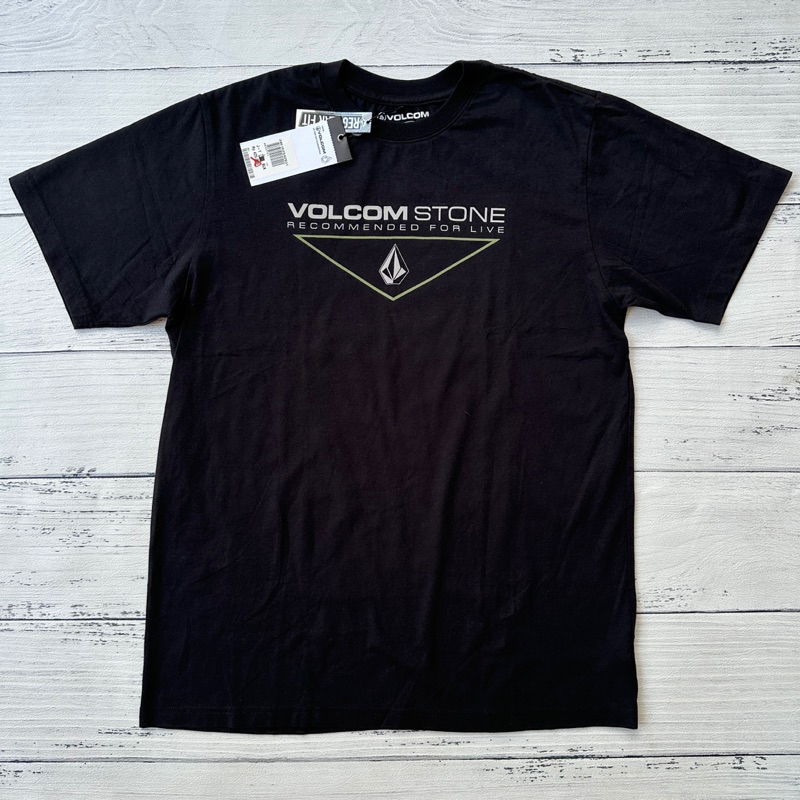VOLCOM baju kaos hitam MRG GLATT NEW ORIGINAL 100%