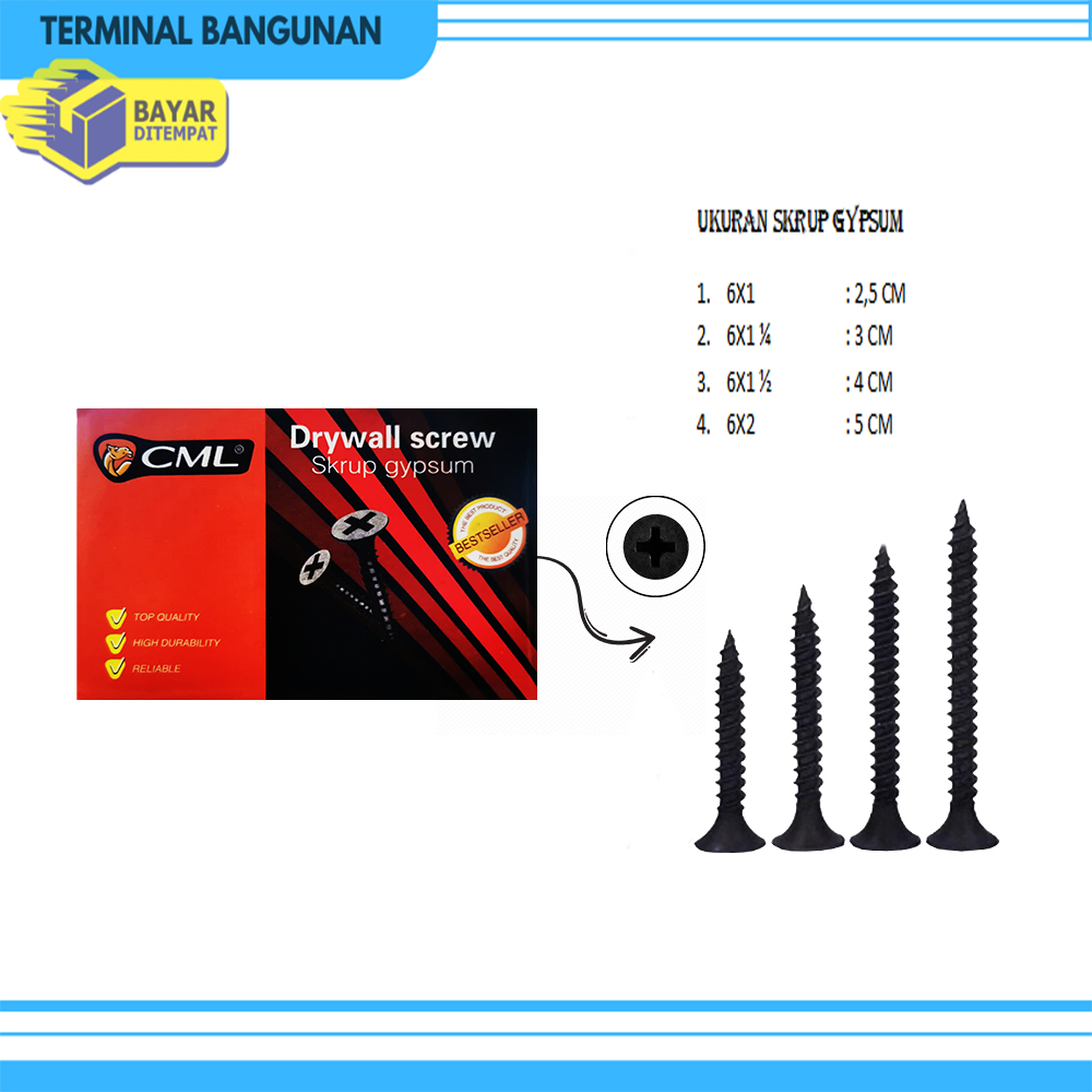 Skrup Gypsum Camel Drywall Screw Gypsum