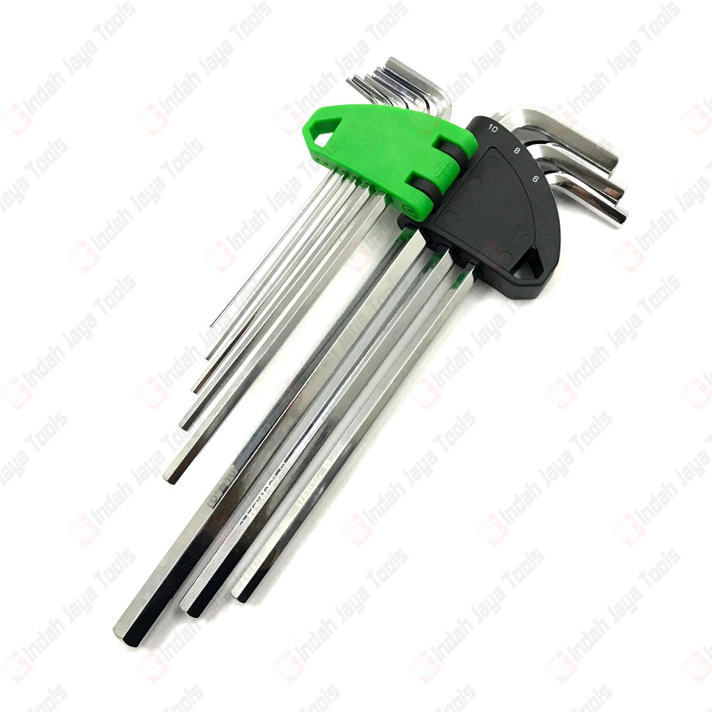 Kunci L Set 8 Pcs Tekiro Long Chrome Vanadium