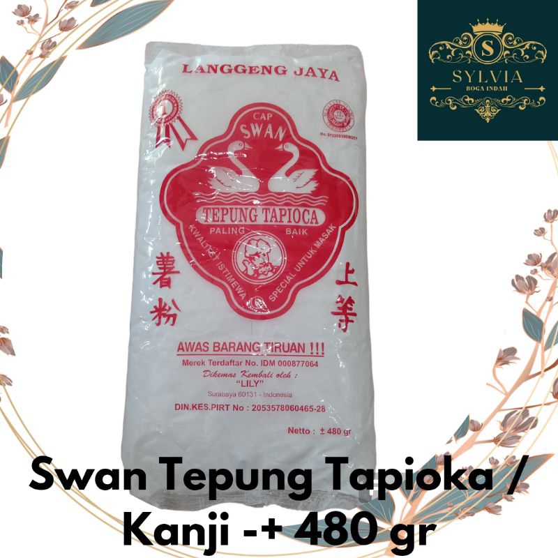 

Swan Tepung Tapioka / kanji putih -+480 gr