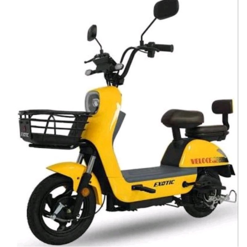 SEPEDA LISTRIK EXOTIC VELOCE 1.5 KUNING