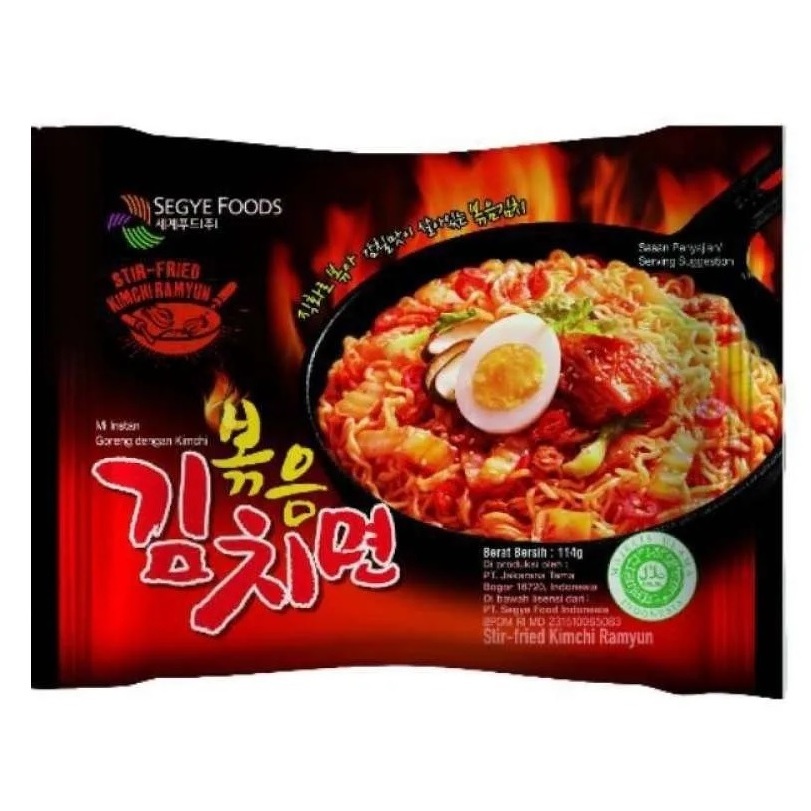 

Segye Foods Stir-Fried Kimchi Ramyun 114gr