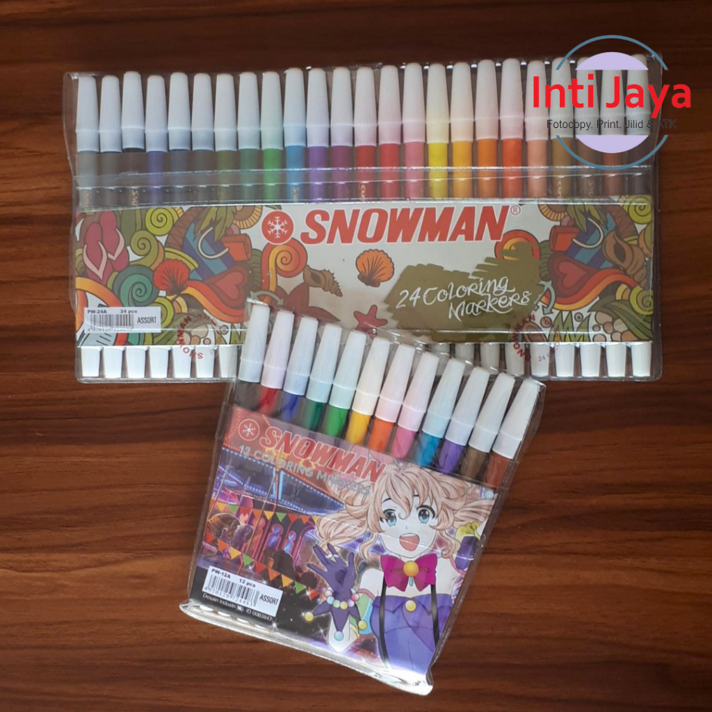 

Spidol Warna Snowman 12/24 Warna