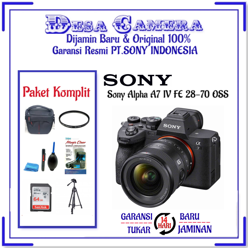 Sony A7 IV kit 28-70mm OSS - Sony Alpha A7 IV FE 28-70 OSS Sony - A7M4
