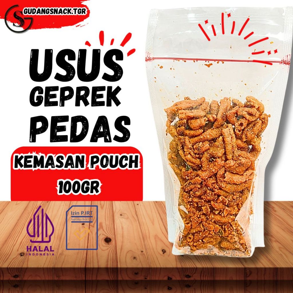 

USUS KRISPY GEPREK 100GR