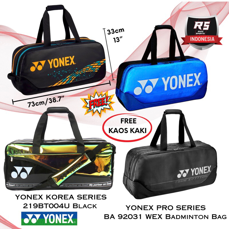 Tas Yonex Pro Tour Black Edition Premium / Tas Badminton Yonex Original