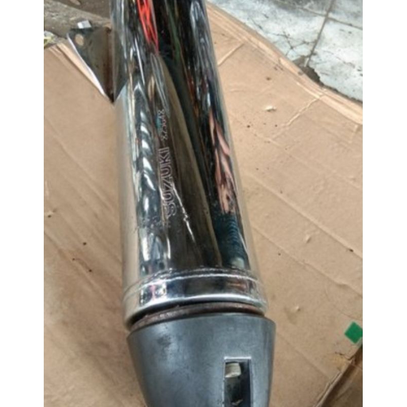TABUNG KNALPOT SILINCER TABUNG MUFFLER SATRIA FU 150 ORIGINAL
