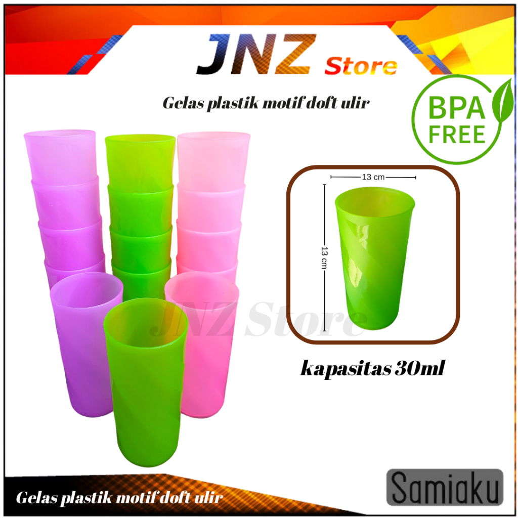 Souvenir Gelas Lokal Plastik  -  Gelas JUICE / SOUVENIR GELAS PLASTIK