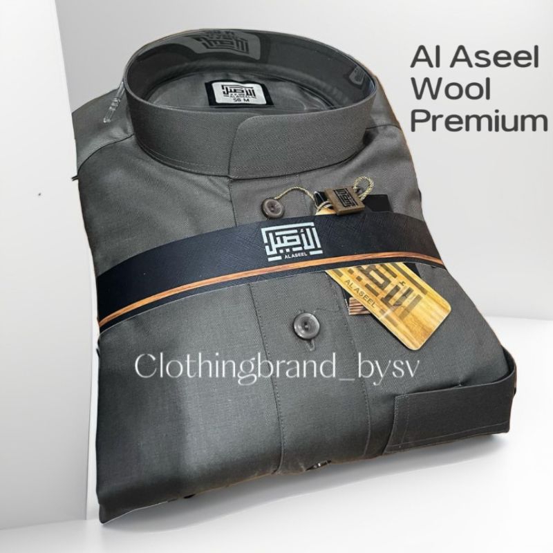 Gamis Pria Saudi Al Aseel Wool Premium | Al Aseel Wool | Jubah Al Aseel