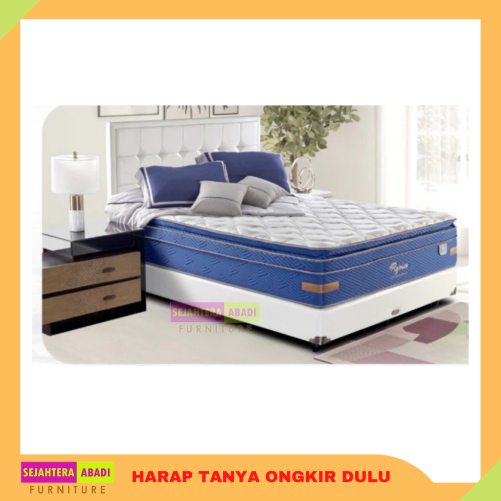 elite springbed rejoice exclusive jumbo pillowtop matras & full set