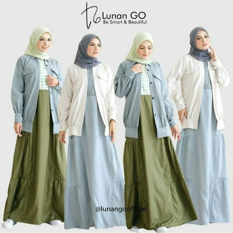 LUNANGO GAMIS LG 817 DRESS MUSLIMAH
