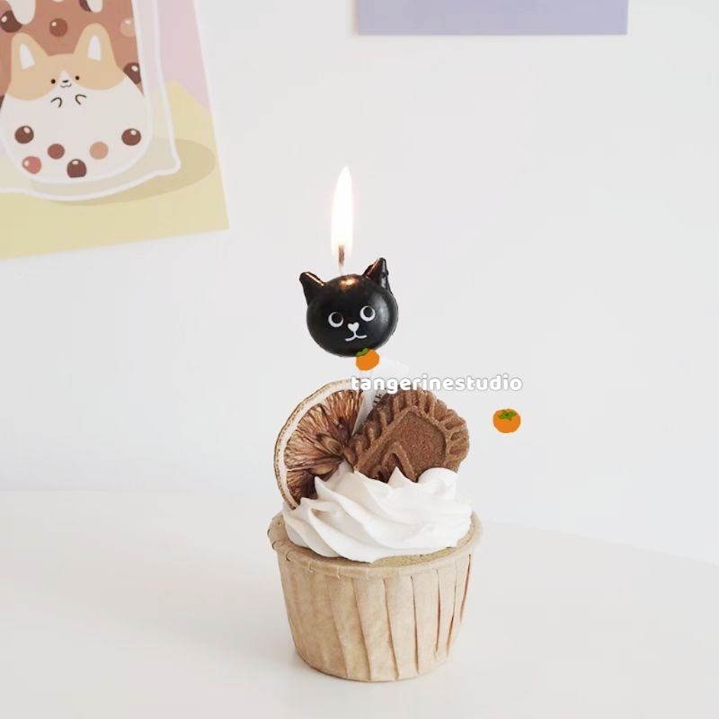 Lilin Ulang Tahun Bentuk Kucing