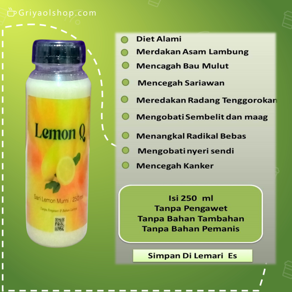 

SARI LEMON MURNI TANPA PENGAWET