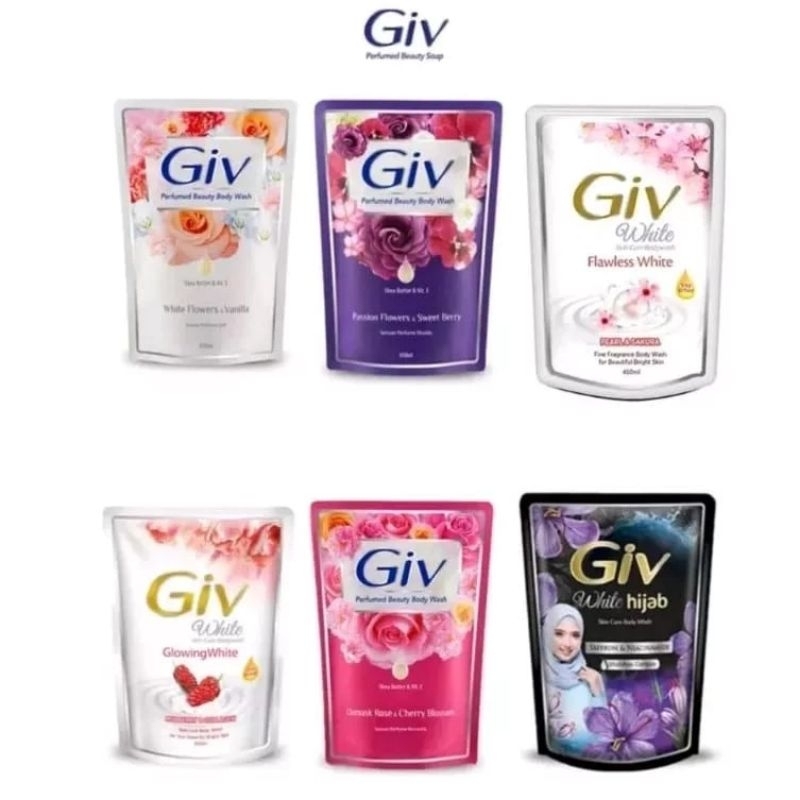 Giv Sabun Mandi Cair 400 ml |Sabun Mandi Cair Giv 400 ml | Sabun Cair Refil 400ml