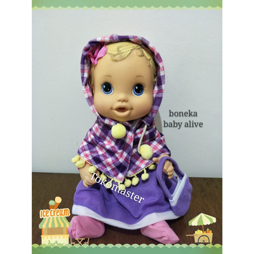 Baju Boneka Disney animator doll 40cm baby alive impor cute baby clothes kaos kaki