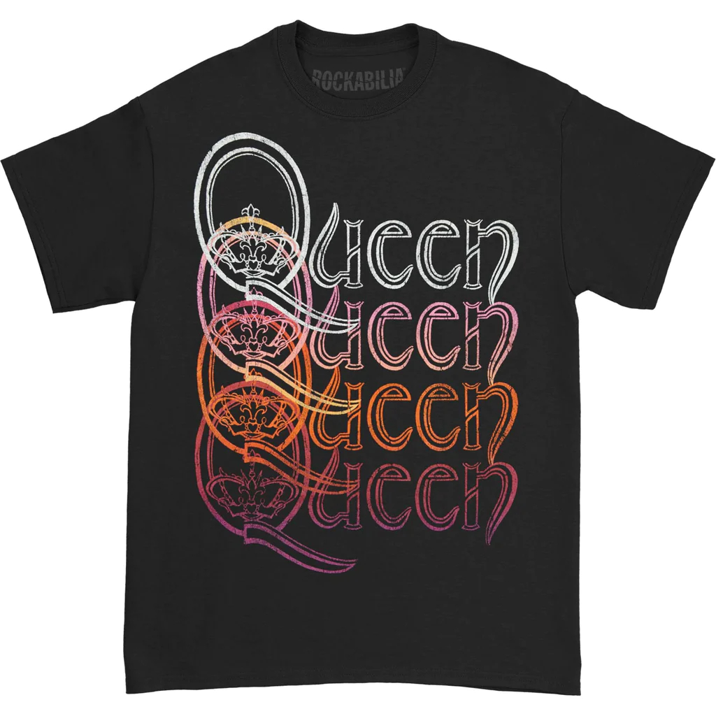 TShirt QUEEN Crown | Kaos Band Legend Rock Rockabilia