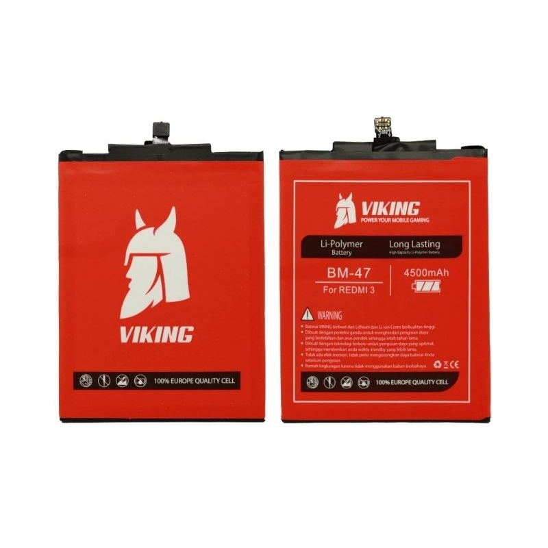 VIKING BATERAI XIAOMI REDMI 4X BM47 DOUBLE POWER