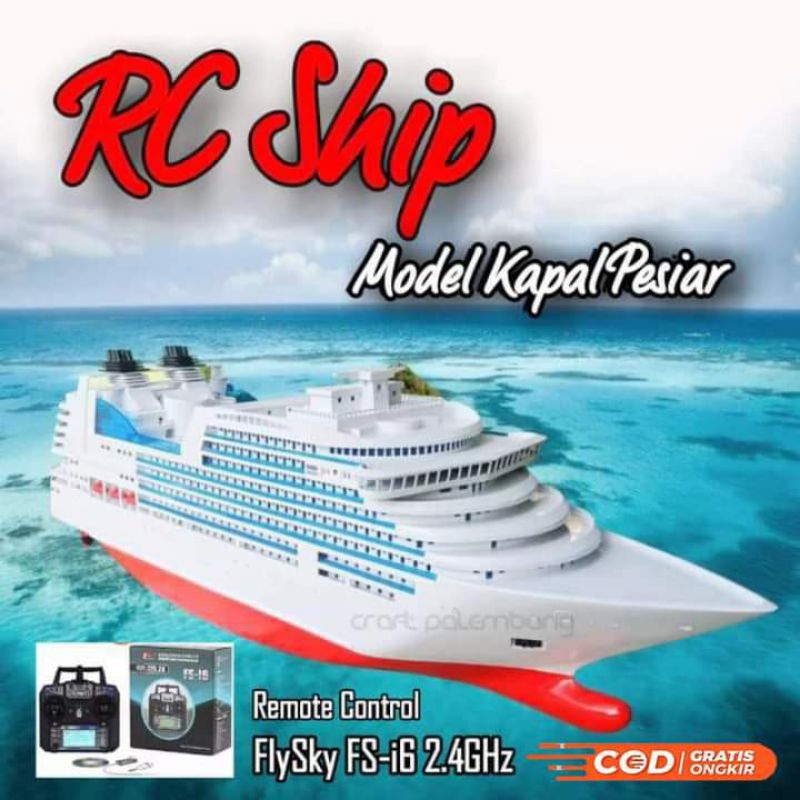 Kapal Remote Control / RC Kapal Pesiar Ukuran Besar