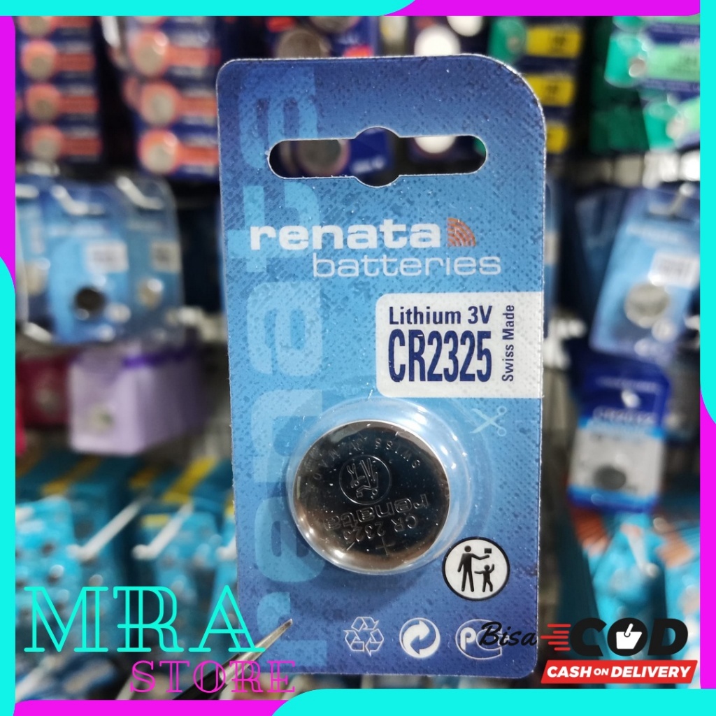 Baterai Batre Renata CR2325 Cr-2325 Original Swiss Renata 2325 Terbaru