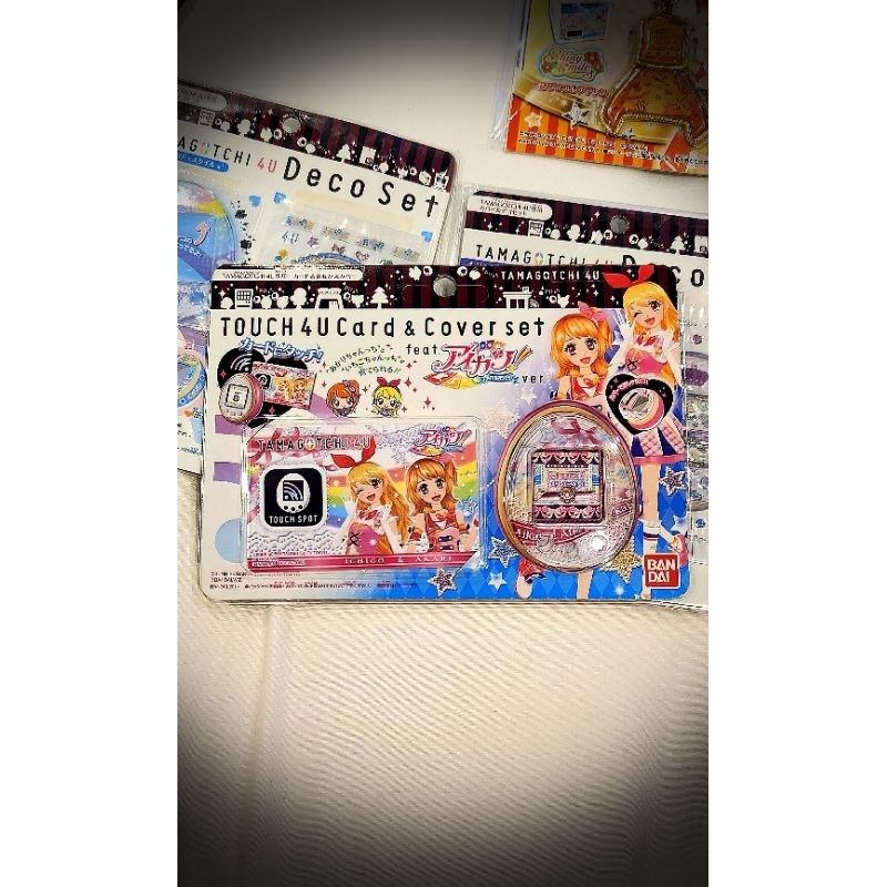 Tamagotchi 4u card & coverset