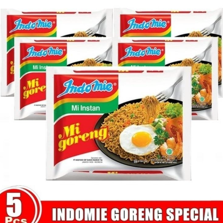 

Ready indomie goreng dpt 5 pcs Terbaru