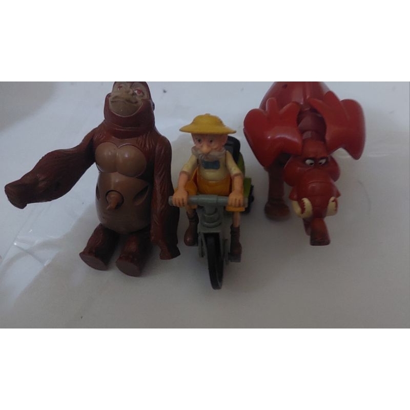 Action Figure Tarzan set Clayton  , Satria Dewa Gatot Kaca, Inside out, Burung Rio,