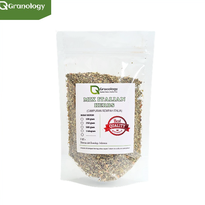 

Stok Banyak Bumbu Rempah Italia / Italian Mixed Herbs (100 gram) by Granology ☇✯✱