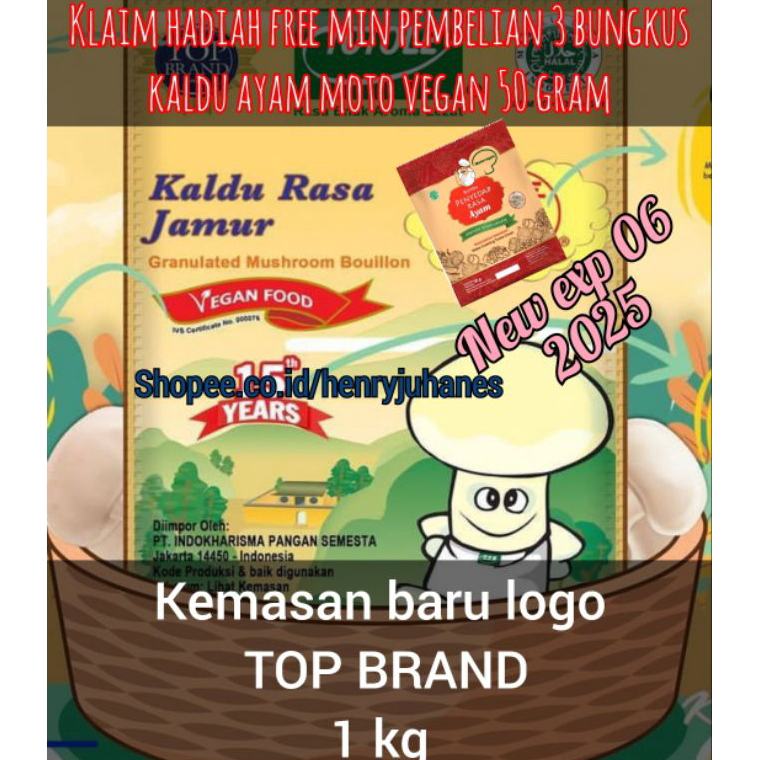 

3.3 Product HOT Totole kaldu jamur kemasan jumbo 1 kg / 1000 gram / 1kg logo halal