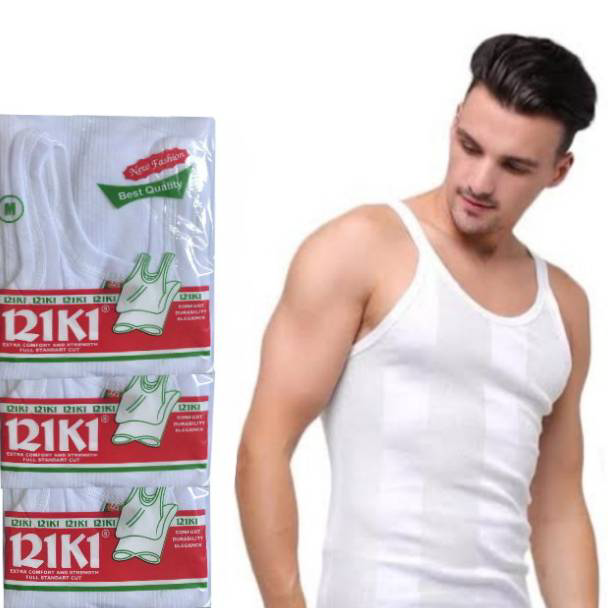 BOOMING 3 PCS Singlet Kaos Dalam Pria Kaos singlet Pria RIKI