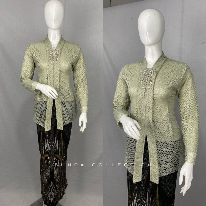 Kartini pendek/Kebaya Tunik / Tunik Tulle / Kebaya Modern / Kebaya tile / Kebaya Kartini / Batik Cou