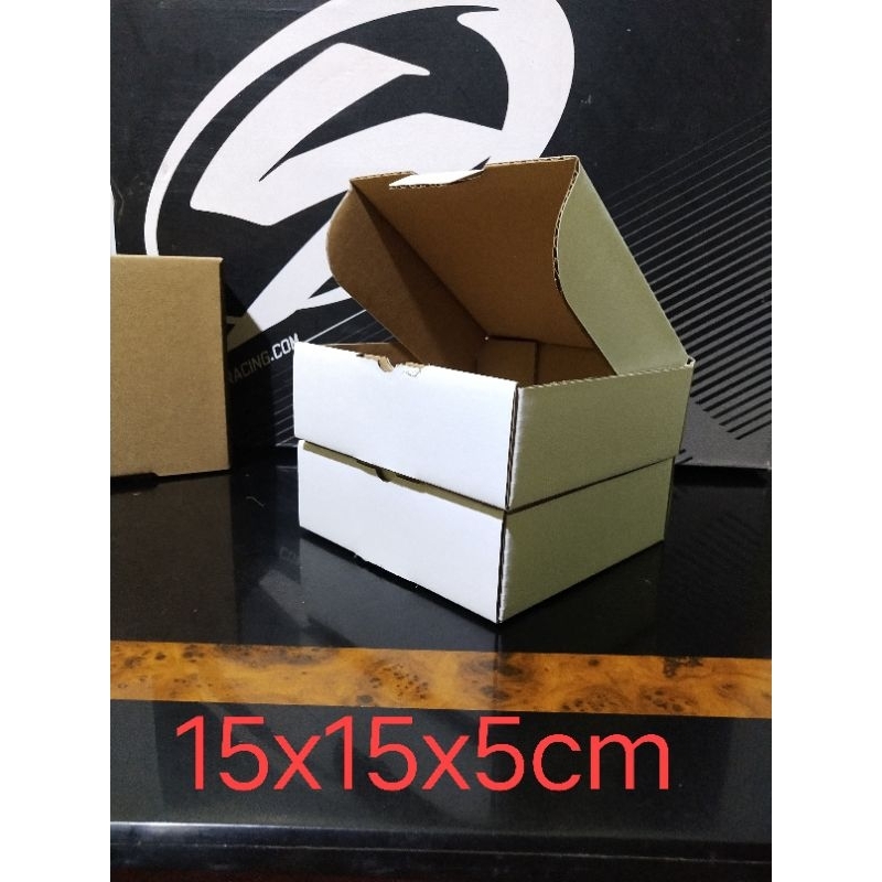 

iDk90 kardus die cut 15x15x5 PUTIH, PAKET 1KG ISI 20pcs