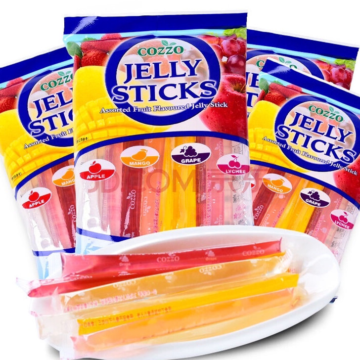 

Terlaris ［Halal］Cozzo Jelly Sticks 240g Konnyaku Jelly Zero Fat Rasa Buah