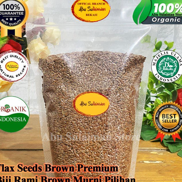 

Ready Stok FLAXSEED BROWN 1 Kg / BIJI RAMI 1 KG Flax seeds Coklat / Biji Rami Premium / BROWN FLAX SEEDS IMPORT