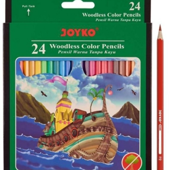 

Best Seller Pensil Warna Joyko 12 Warna dan 24 Warna Ukuran Panjang dan Pendek - CP-107 / CP-103 / CP104