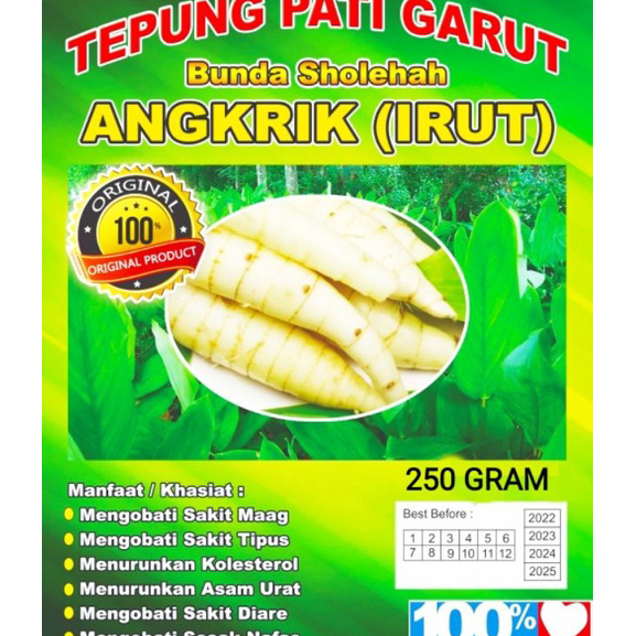 

Terkini TEPUNG IRUT ASAM LAMBUNG TEPUNG PATI ANGKRIK arrowot 250gr Sale