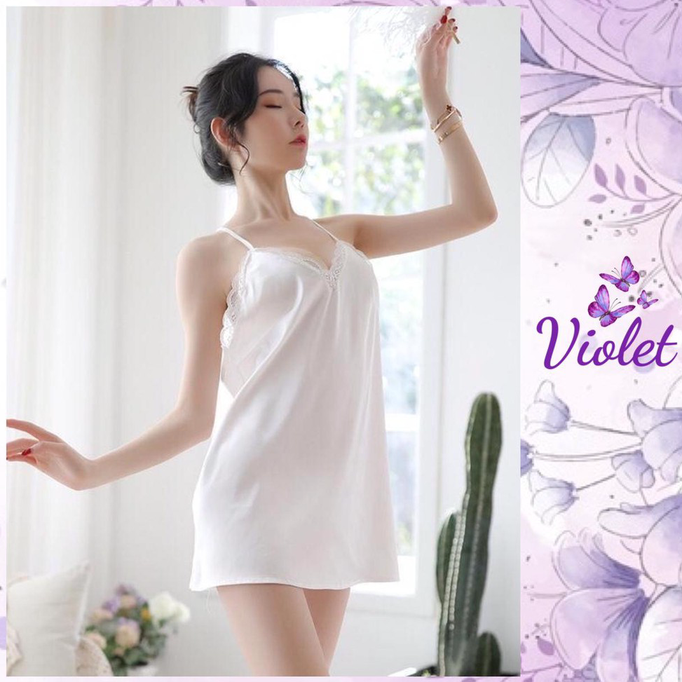 HARGA TERMURAAH Violet Lingerie Sexy Baju Tidur Seksi Cosplay Lingerie Sexy Hot Transparan Sexy  Lin