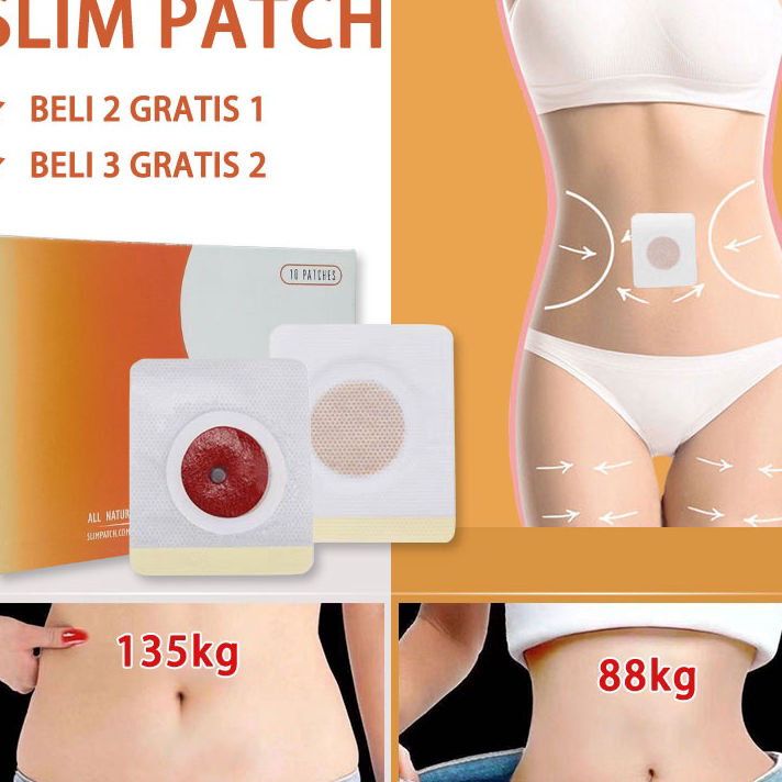 Terlaris 30Pcs Slim Patch Koyo Pelangsing / Slim Patch Original / Slim Patch Koyo Magnet / Slim Patc