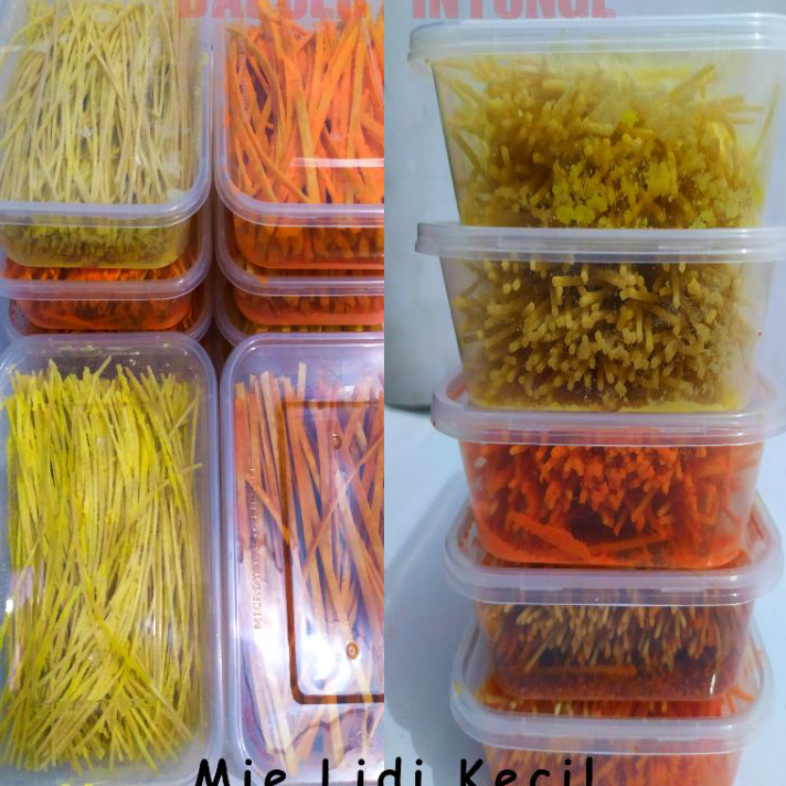 

Harga Murah Mie lidi ijuk kecil2 kemasan box berat 100gr termurah Ready