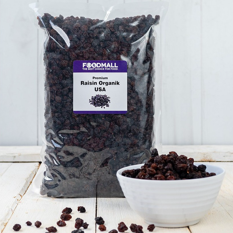 

➔➝✺❇ Kismis / Black Raisin Organic USA PREMIUM 1 Kg Laris